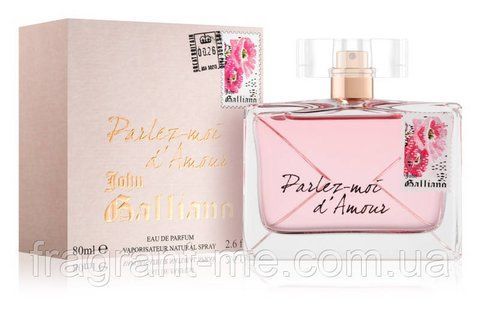 John Galliano- Parlez-Moi D'Amour Eau De Parfum (2011) Парфумована вода 80 мл. Вінтаж рідкісний аромат знятий із виробництва 523938969 фото