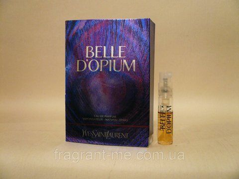 Yves Saint Laurent- Belle D'Opium (2010) Парфумована вода 1,5 мл (пробник) Вінтаж рідкісний аромат знятий із виробництва 856467722 фото