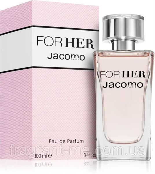 Jacomo &mdash; Jacomo For Her (2005) &mdash; Парфумована вода 100 мл (тестер) &mdash; Вінтаж, перший випуск 2005 року 1159144829 фото