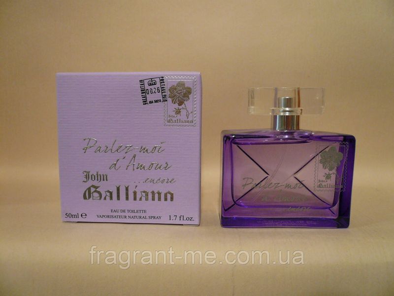 John Galliano- Parlez-Moi D'Amour Encore (2012) Туалетна вода 80 мл. Вінтаж рідкісний аромат знятий із виробництва 523939050 фото