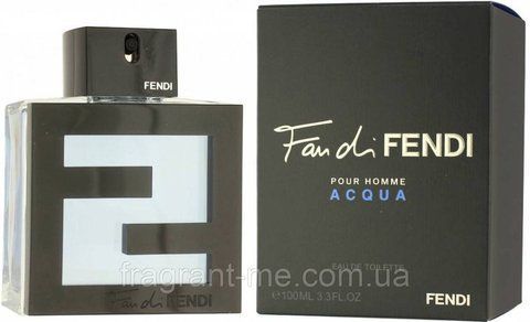 Fendi- Fan Di Fendi Pour Homme Acqua (2013) Туалетна вода 100 мл. Вінтаж рідкісний аромат знятий із виробництва 1576035688 фото