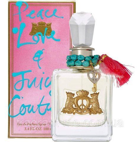 Juicy Couture- Peace, Love And Juicy Couture (2010) Парфумована вода 100 мл (тестер) Вінтаж, стара формула 940035157 фото