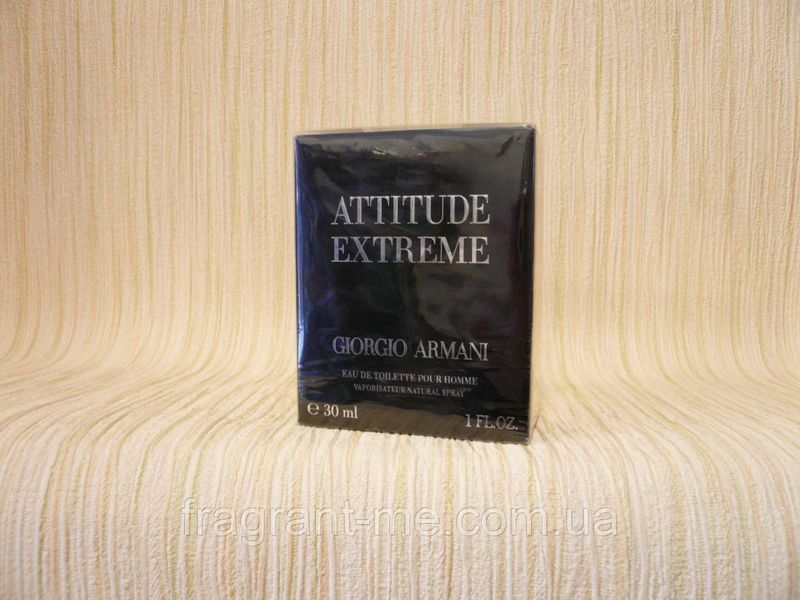 Giorgio Armani &mdash; Attitude Extreme (2009) &mdash; Туалетна вода 30 мл &mdash; Рідкий аромат, знятий із виробництва 519103724 фото