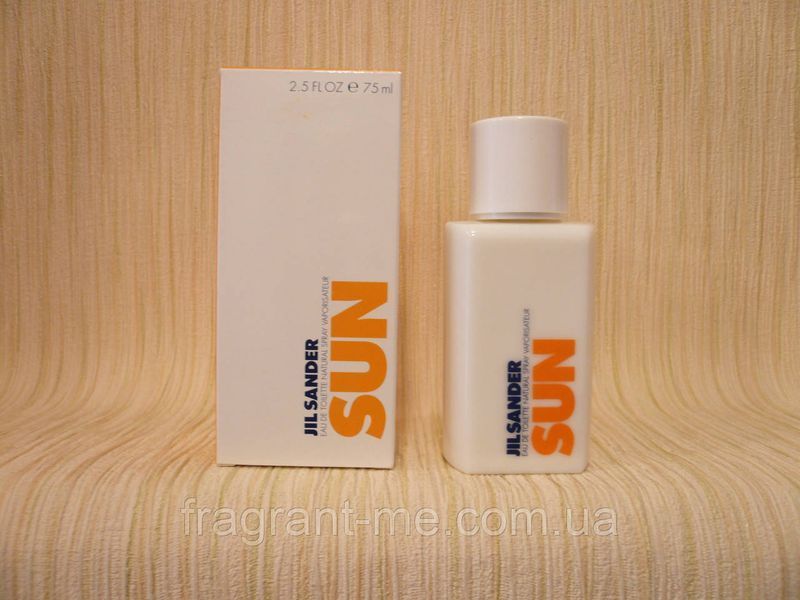 Jil Sander- Sun Jil Sander (1989) Туалетна вода 75 мл. Вінтаж стара формула аромату 1989 року старий випуск 1084382907 фото