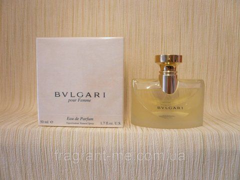 Bvlgari- Bvlgari Pour Femme (1994) Парфумована вода 50 мл. Вінтаж перший випуск 1994 року старий дизайн стара формула аромату 517010605 фото
