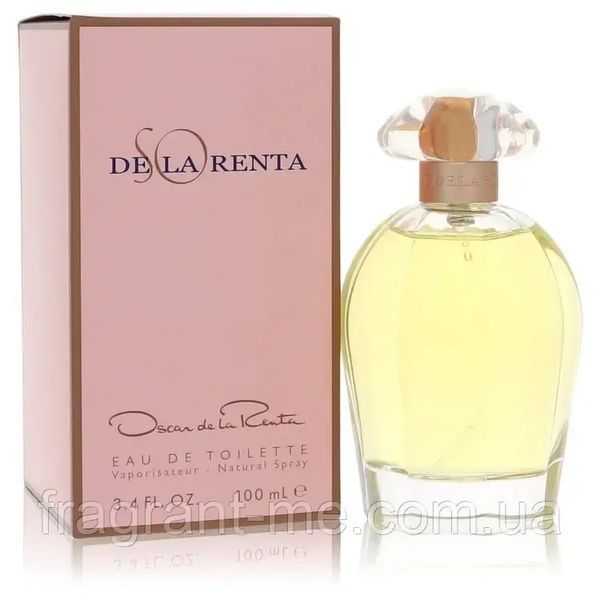 Oscar De La Renta &mdash; So De La Renta (1997) &mdash; Туалетна вода 100 мл &mdash; Вінтаж, старий дизайн і формула аромату 907680628 фото