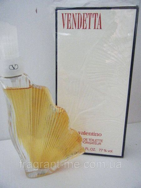 Valentino- Vendetta Donna (1991) РОЗПИВ- 4 мл (пробник) Туалетна вода. Вінтаж випуск 1991 року рідкий аромат знятий із виробництва 857923820 фото