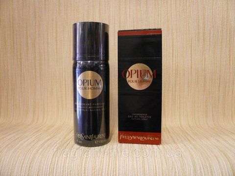 Yves Saint Laurent- Opium Pour Homme (1995) Парфумований дезодорант-спрей 150 мл. Вінтаж 1995 року стара формула аромату 513047337 фото