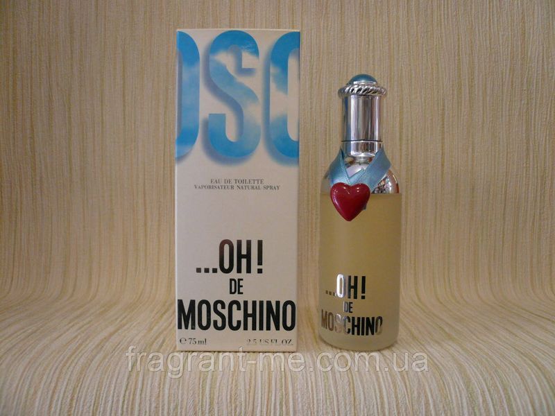 Moschino- Oh! De Moschino (1996) РОЗПИВ- 5 мл (пробник) Туалетна вода. Вінтаж рідкісний аромат знятий із виробництва 730082649 фото