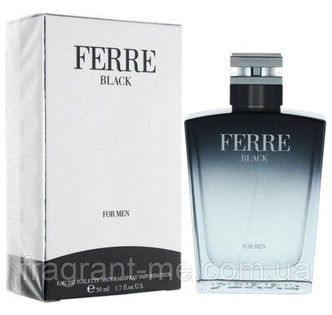 Gianfranco Ferre- Ferre Black (2015) Туалетна вода (ТЕСТЕР) 100 мл. Вінтаж рідкісний аромат знятий із виробництва 644988801 фото
