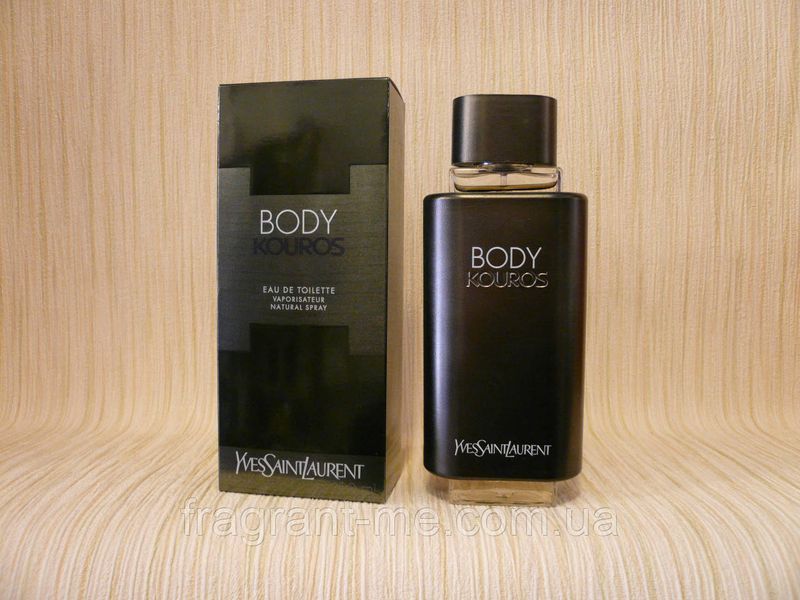 Yves Saint Laurent- Body Kouros (2000) РОЗПИВ- 4 мл (пробник) Туалетна вода Вінтаж випуск 2000 року старий дизайн формула аромату 702552830 фото
