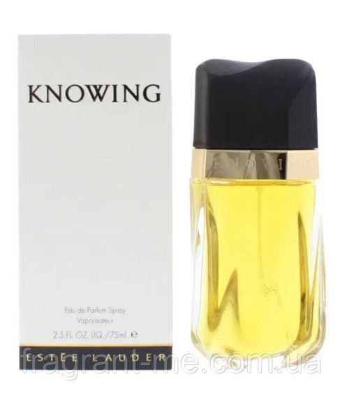 Estee Lauder &mdash; Knowing (1998) &mdash; Парфумована вода 30 мл (тестер) &mdash; Вінтаж, випуск і формула аромату 1998 року 745000419 фото