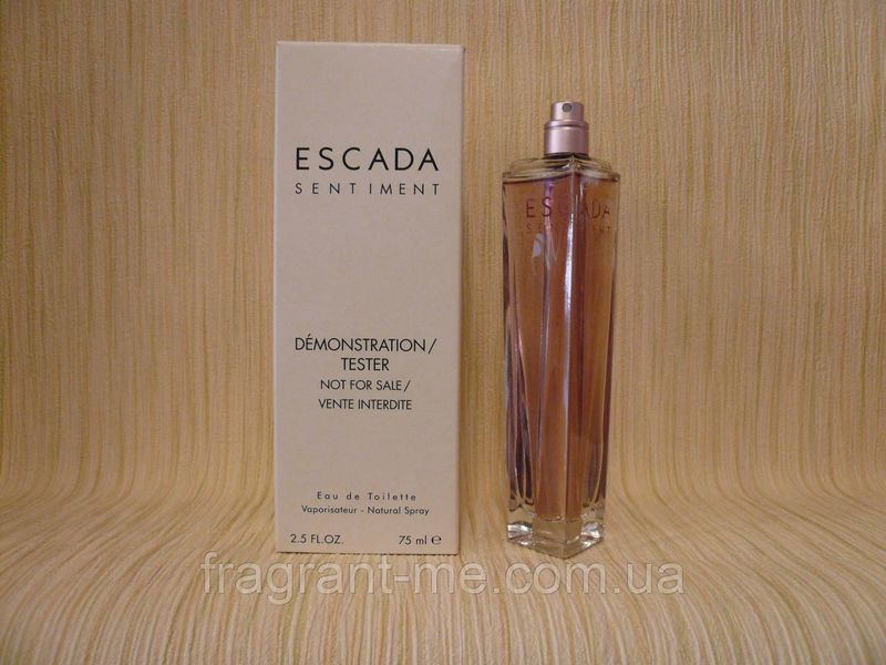 Escada &mdash; Sentiment (2000) &mdash; Туалетна вода 75 мл (тестер) &mdash; Перший випуск, стара формула аромату 2000 року 515650993 фото