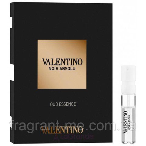 Valentino- Valentino Noir Absolu Oud Essence (2018) Парфумована вода 1,5 мл (пробник) Рідкий аромат знятий із виробництва 2833897531 фото