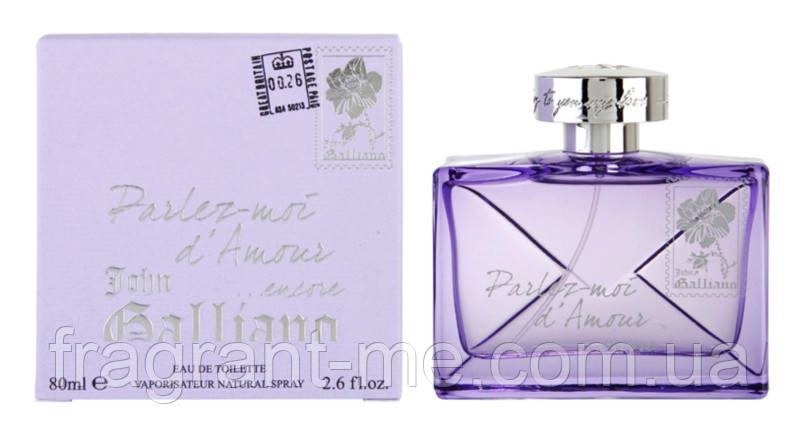 John Galliano Parlez-Moi D'Amour Encore (2012) Туалетна вода (тестер флакон без кришки без гарної коробки) 80 мл 2905863904 фото