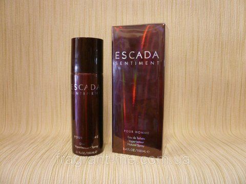 Escada-Sentiment Pour Homme (2002) &mdash; Дезодорант-спрей 150 мл-Вінтаж, перший випуск, формула аромату 2002 року 515665863 фото