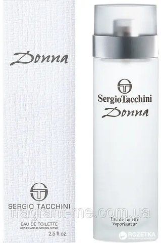 Sergio Tacchini &mdash; Donna (1988) &mdash; Туалетна вода 30 мл &mdash; Старий випуск (Morris Profumi) стара формула аромату 2005419568 фото