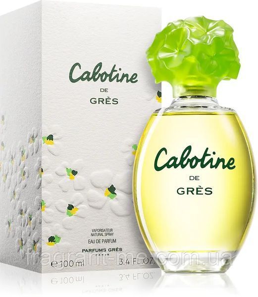 Gres- Cabotine De Gres (1990) РОЗПІВ- 5 мл (пробник) Парфумована вода. Вінтаж перший випуск 1990 року стара формула аромату 2851694634 фото