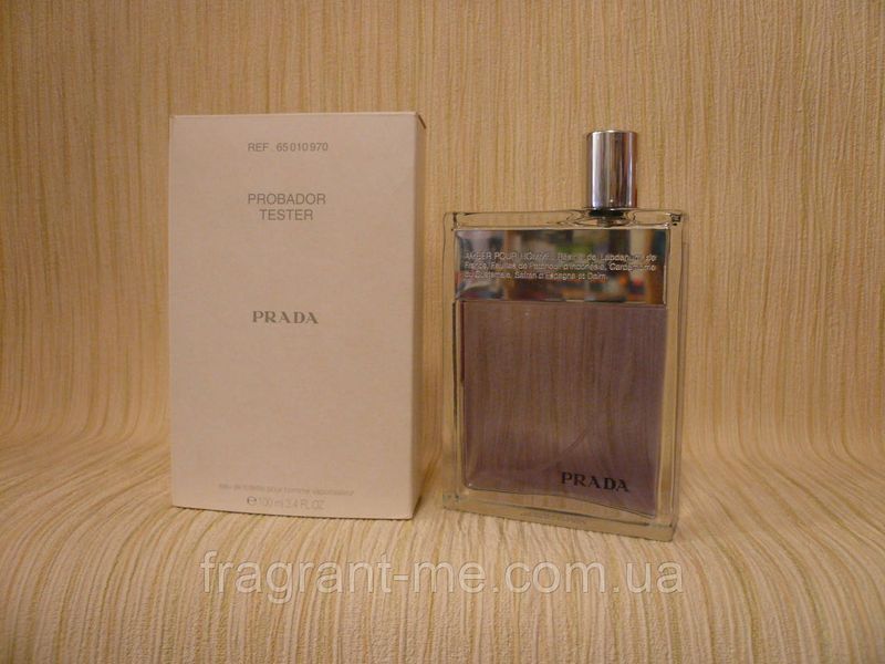 Prada- Prada Man (2006) Туалетна вода (ТЕСТЕР) 100 мл. Вінтаж перший випуск 2006 року старий дизайн стара формула аромату 2103268484 фото