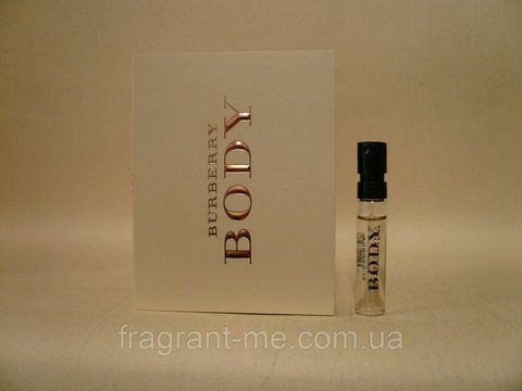 Burberry- Body (2011) Парфумована вода 4 мл (пробник) Вінтаж перший випуск 2011 року ФРАНЦІЯ рідкісний аромат знятий з виробництва 2836242695 фото