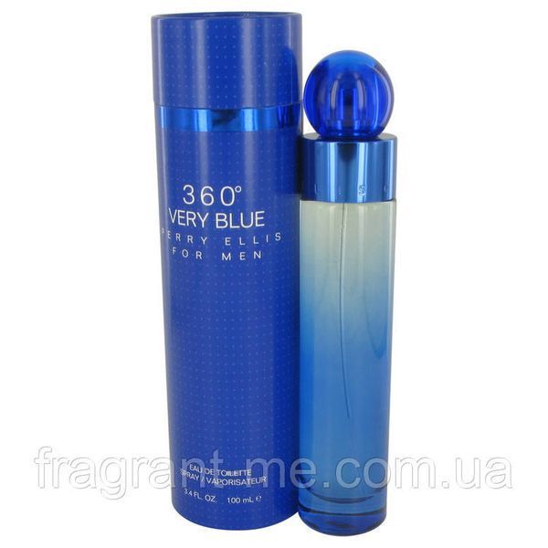 Perry Ellis &mdash; 360 Blue For Men (1996) &mdash; Туалетна вода 100 мл &mdash; Вінтаж, випуск, формула аромату 1996 року 513781799 фото