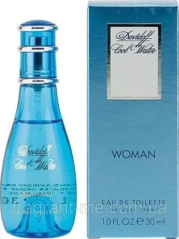 Davidoff- Cool Water Woman (1997) Туалетна вода 50 мл. Вінтаж перший випуск 1997 року стара формула аромату старий дизайн 1103349590 фото