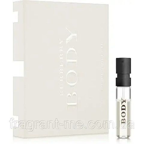 Burberry- Body Eau De Toilette (2012) Туалетна вода 4 мл (пробник) Вінтаж перший випуск 2012 року (ФРАНЦІЯ) знятий з виробництва 2836260964 фото