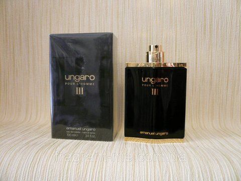 Emanuel Ungaro- Ungaro Pour L'Homme III (1993) &mdash; Туалетна вода 50 мл- Вінтаж, стара формула аромату 1993 року 514948157 фото