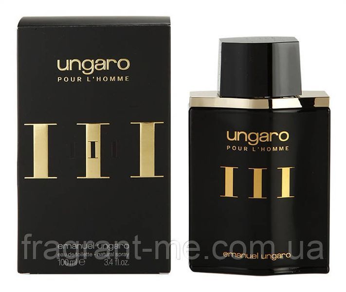Emanuel Ungaro &mdash; Ungaro Pour L'Homme III (1993) &mdash; Дезодорант-спрей 150 мл &mdash; Вінтаж, перший випуск 1993 року 514948191 фото