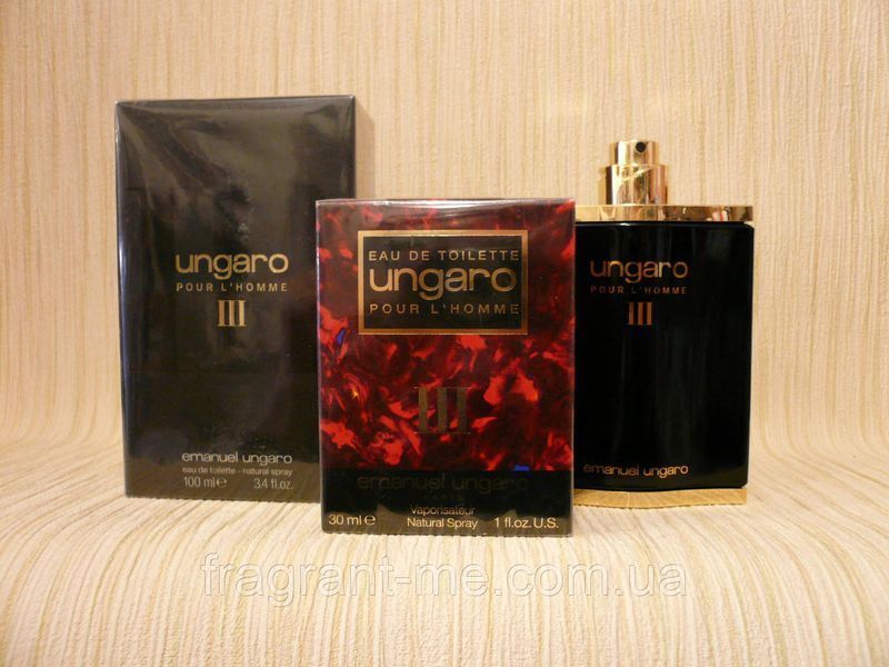Emanuel Ungaro &mdash; Ungaro Pour L'Homme III (1993) &mdash; Дезодорант-спрей 150 мл &mdash; Вінтаж, перший випуск 1993 року 514948191 фото