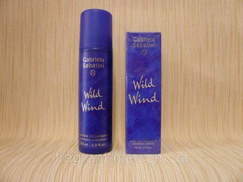 Gabriela Sabatini &mdash; Wild Wind (1999) &mdash; Дезодорант-спрей 150 мл &mdash; Рідкий аромат, знятий із виробництва 512725852 фото