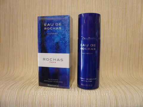 Rochas- Eau De Rochas Homme (1993) Парфумований дезодорант-спрей 150 мл. Вінтаж старий випуск стара формула аромат 1993 року 746228596 фото