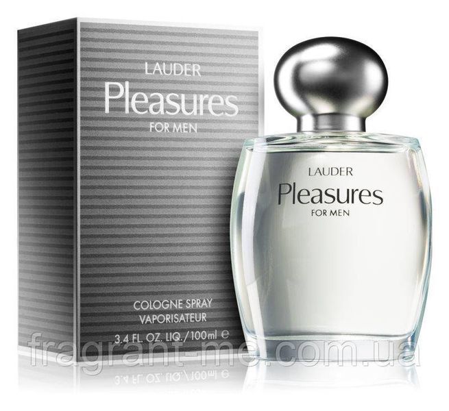 Estee Lauder &mdash; Pleasures For Men (1997) &mdash; Туалетна вода 50 мл &mdash; Вінтаж, випуск і формула аромату 1997 року 518900288 фото