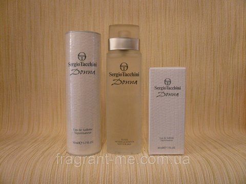 Sergio Tacchini &mdash; Donna (1988) Туалетна вода 50 мл &mdash; Вінтаж, старий дизайн, стара формула аромату 1988 року 1505993572 фото