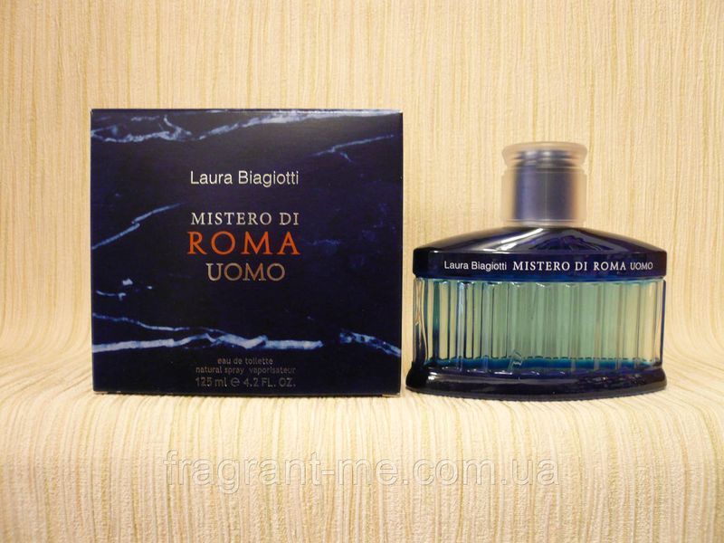 Laura Biagiotti- Mistero Di Roma Uomo (2010) Туалетна вода 125 мл. Вінтаж рідкісний аромат знятий із виробництва 518337662 фото