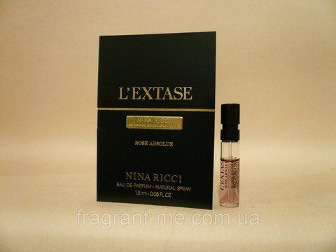Nina Ricci- L'Extase Rose Absolue (2017) Парфумована вода 1,5 мл (пробник) Рідкий аромат знятий із виробництва 1104714724 фото